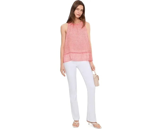 Топ Halter Neck Shell с баской от Vince Camuto