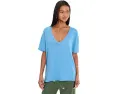 Футболка Free People Nina Tee V с V-образным вырезом и свободным кроем