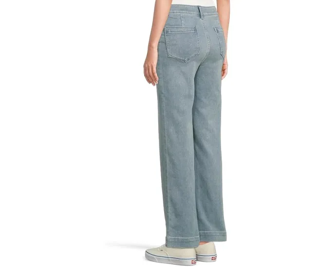 Faherty брюки Stretch Terry Patch Pocket с широкими штанинами и четырьмя карманами