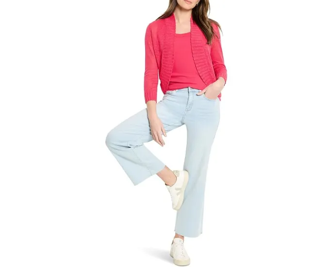 Топ Nic+Zoe Petite Perfect Knit Rib Scoop Tank с V-образным вырезом