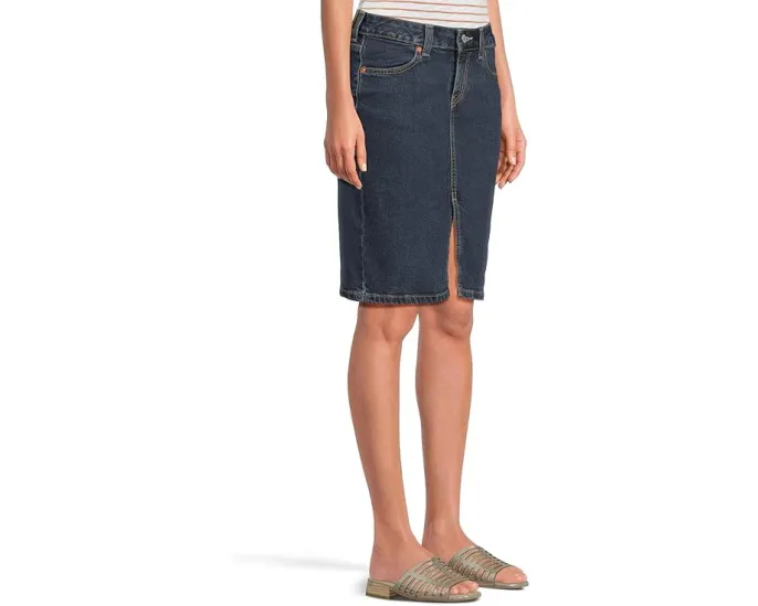 Джинсовая юбка миди Levi's® Premium Low с низкой посадкой