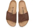 Сандалии Birkenstock Sylt из замши с контурной стелькой и регулируемой застежкой