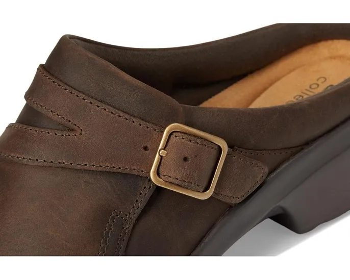 Слипоны Clarks Angie Braley из премиальной кожи с амортизирующей подошвой EVA