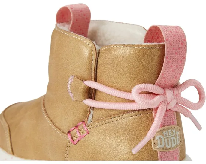 Hey Dude Kids Camden Bow Boots Cozy детские сапожки с искусственным мехом и бантом