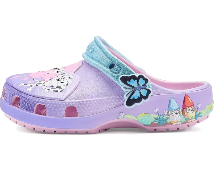 Кроксы Crocs Kids Bluey Classic Clogs для малышей с персонажами
