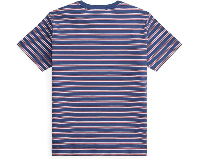 Полосатая хлопковая футболка Polo Ralph Lauren для детей