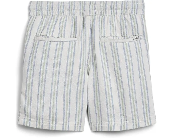 Льняные шорты abercrombie kids для детей старшего возраста