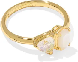 Кольцо Kendra Scott Tatum с двумя камнями в классическом ободке