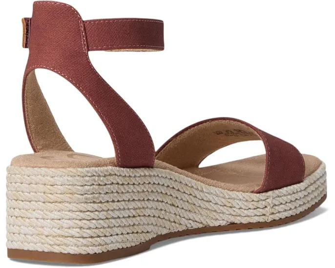 Сандалии SOUL Naturalizer Gloria на клиновидном каблуке с плетеными деталями