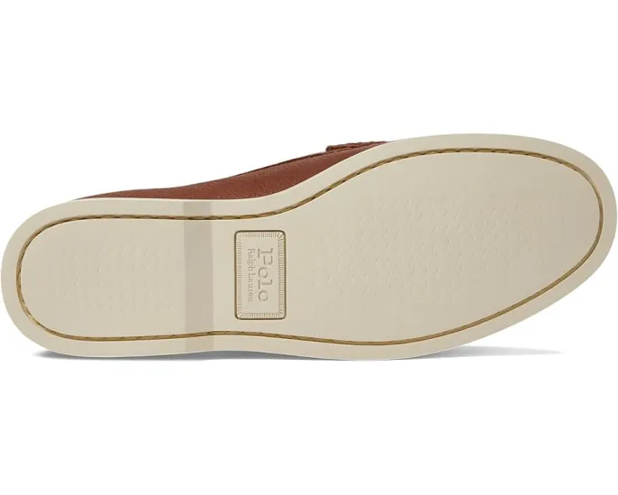 Лоферы Polo Ralph Lauren Merton Vnetn из кожи с круглым носком