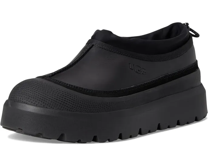 Тапочки UGG Tasman Weather Hybrid с водонепроницаемым верхом и подкладкой из переработанной шерсти