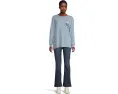 Salty Crew футболка Sunrise Long Sleeve Boyfriend Tee длинная синяя