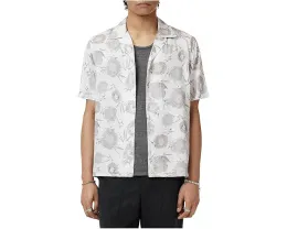 Рубашка Dan Camp Collar с коротким рукавом и принтом Thorn из модала