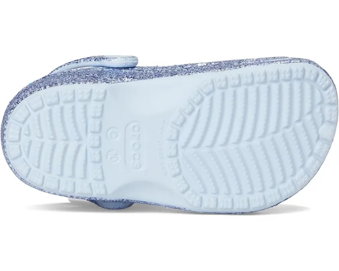 Crocs Classic Glitter Clogs блестящие сабо для малышей
