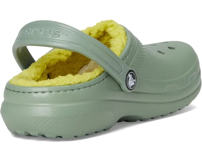 Crocs Classic Lined Clog детские утепленные сабо с искусственным мехом