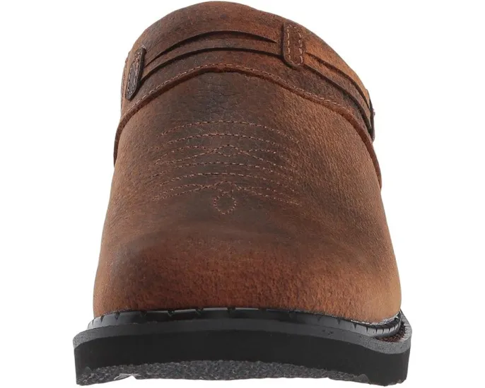 Мюли Roper Laces из кожи Crazy Horse с декоративной шнуровкой