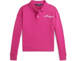 Толстовка Polo Team из махровой ткани с воротником-поло Polo Ralph Lauren для старших детей