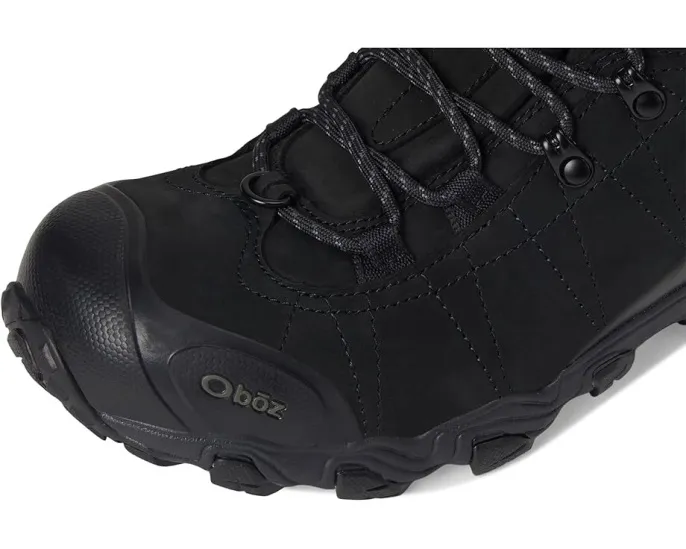Зимние треккинговые ботинки Oboz Bridger Insulated Waterproof 8 дюймов с мембраной B-Dry