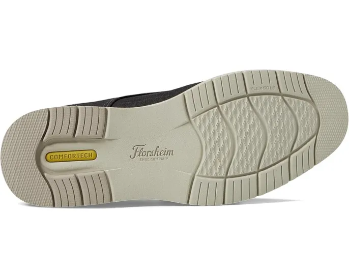 Оксфорды Florsheim Vibe Canvas Plain Toe из хлопка и кожи на клиновидной подошве
