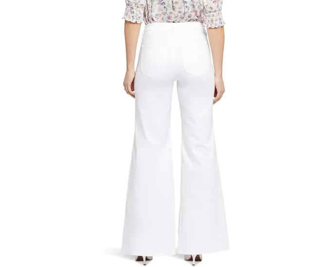 NYDJ Брюки палаццо Mia Palazzo в светлой ткани с широкими штанинами