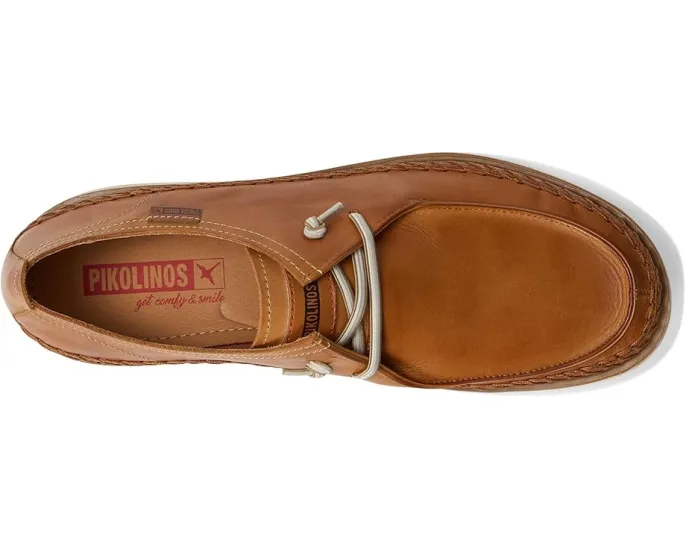 Мокасины PIKOLINOS San Juan M6L из натуральной кожи с эластичными шнурками