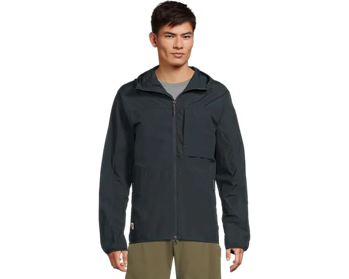Ветровка Fjällräven High Coast Wind Jacket с капюшоном и защитой от ветра