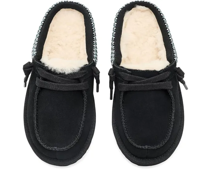 Детские тапочки UGG Kids Tasman Mule с подкладкой UGGplush и подошвой из сахарного тростника