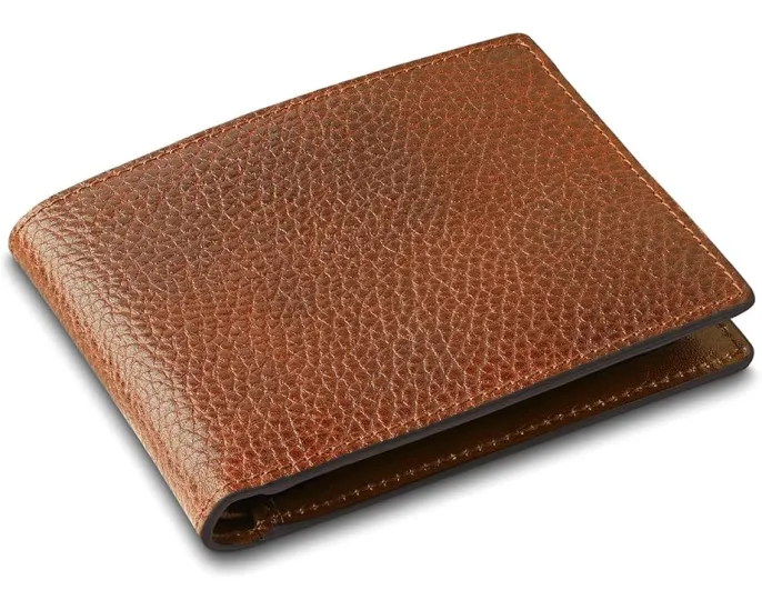 Bosca Roma Italia кожаный кошелек-бифолд с окошком для удостоверения