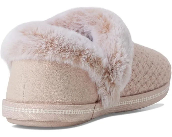 Тапочки SKECHERS Cozy Campfire Frosty Promise с веганским стеганым верхом из искусственного меха