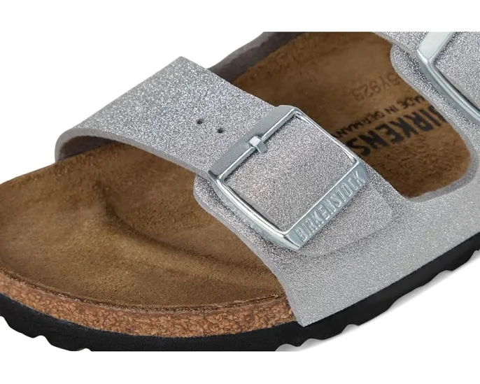 Сандалии Birkenstock Arizona Shiny Glitter с блестками и пробковой стелькой