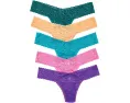 Трусы-танга Low Rise Signature Lace 5 пар Hanky Panky