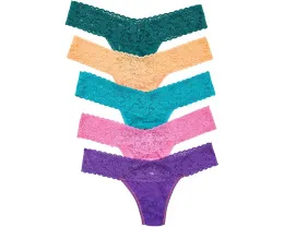 Трусы-танга Low Rise Signature Lace 5 пар Hanky Panky