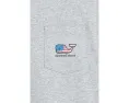 Футболка Flag Whale с коротким рукавом для детей Vineyard Vines