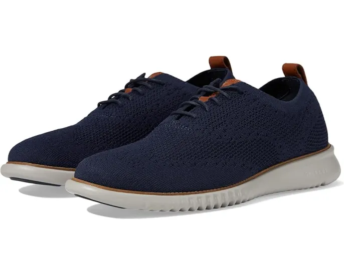 Cole Haan 2.Zerogrand Stitchlite оксфорды с круглым носком и текстильным верхом