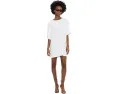 Платье-квадрат Norma Kamali Short Sleeve Boxy Mini Dress с коротким рукавом