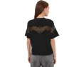 Футболка AllSaints Lisa Lace Tee с кружевными вставками