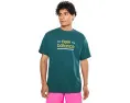Футболка New Balance Linear Lines с графическим принтом и свободным кроем