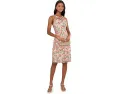 Платье Floral Short Dress от Adrianna Papell с цветочным принтом