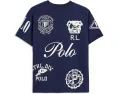 Детская футболка Polo Ralph Lauren Big Fit с графическим принтом