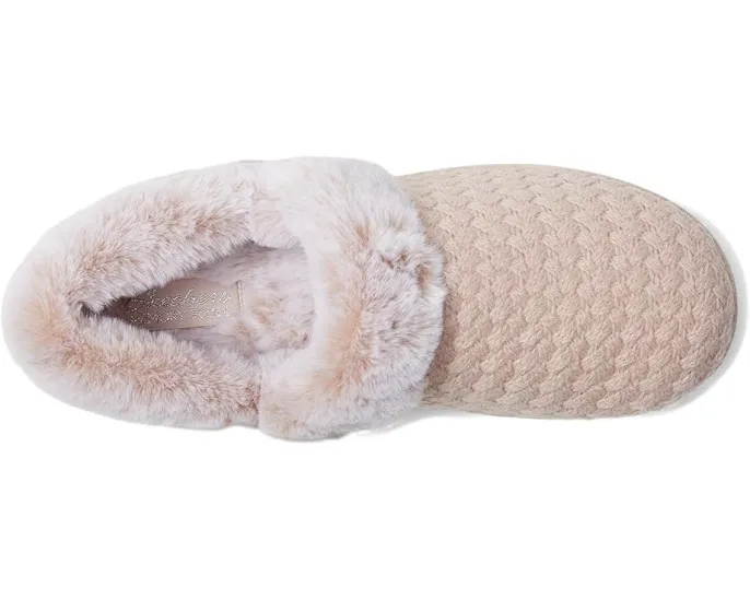 Тапочки SKECHERS Cozy Campfire Frosty Promise с веганским стеганым верхом из искусственного меха