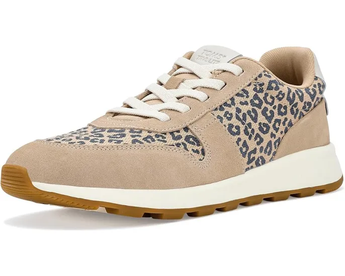 Кроссовки TOMS TRVL LITE Retro из замши с эластичным мысом и съемной стелькой