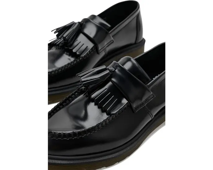Мокасины Dr. Martens Adrian из гладкой кожи с кисточками и подошвой Goodyear