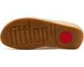 Сандалии Lulu Lux Cross Slides с переплетением из кожи и платформой от FitFlop