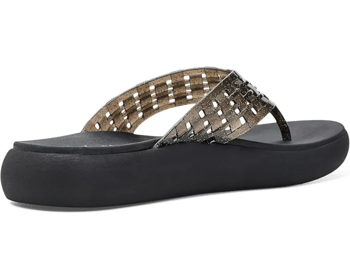 Skechers Шлепанцы Asana Luxe Shimmer Days черные