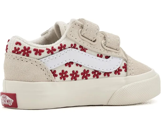 Кроссовки Vans Old Skool V с двойной липучкой для малышей