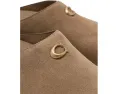 COACH мягкие мюли Sculpted C из замши с логотипом