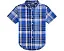 Рубашка Polo Ralph Lauren Kids с коротким рукавом из хлопкового поплина в клетку