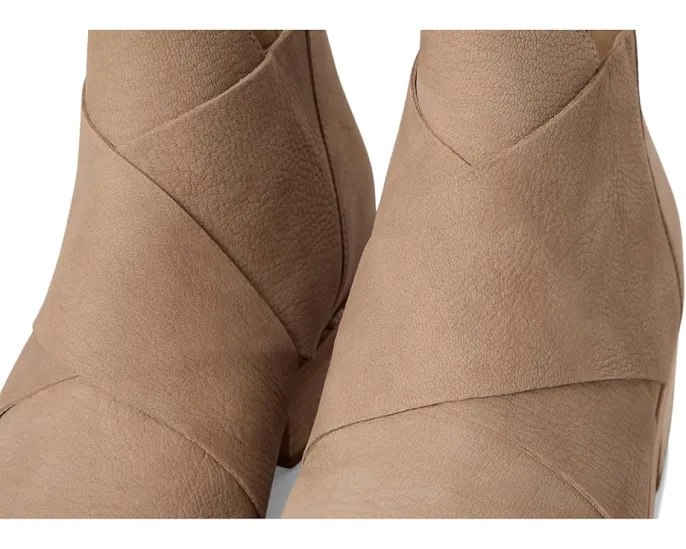 Ботильоны Eileen Fisher Span Bootie из нубука с молнией сзади