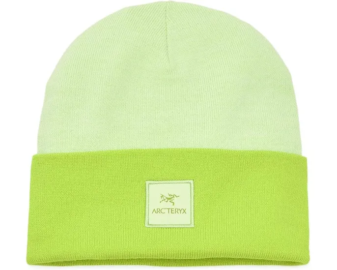 Шапка Arc'teryx Color Block Toque из Tech Wool с широкой манжетой