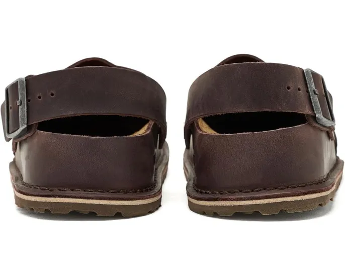Кломпы Birkenstock Lutry 365 из промасленной кожи с регулировкой